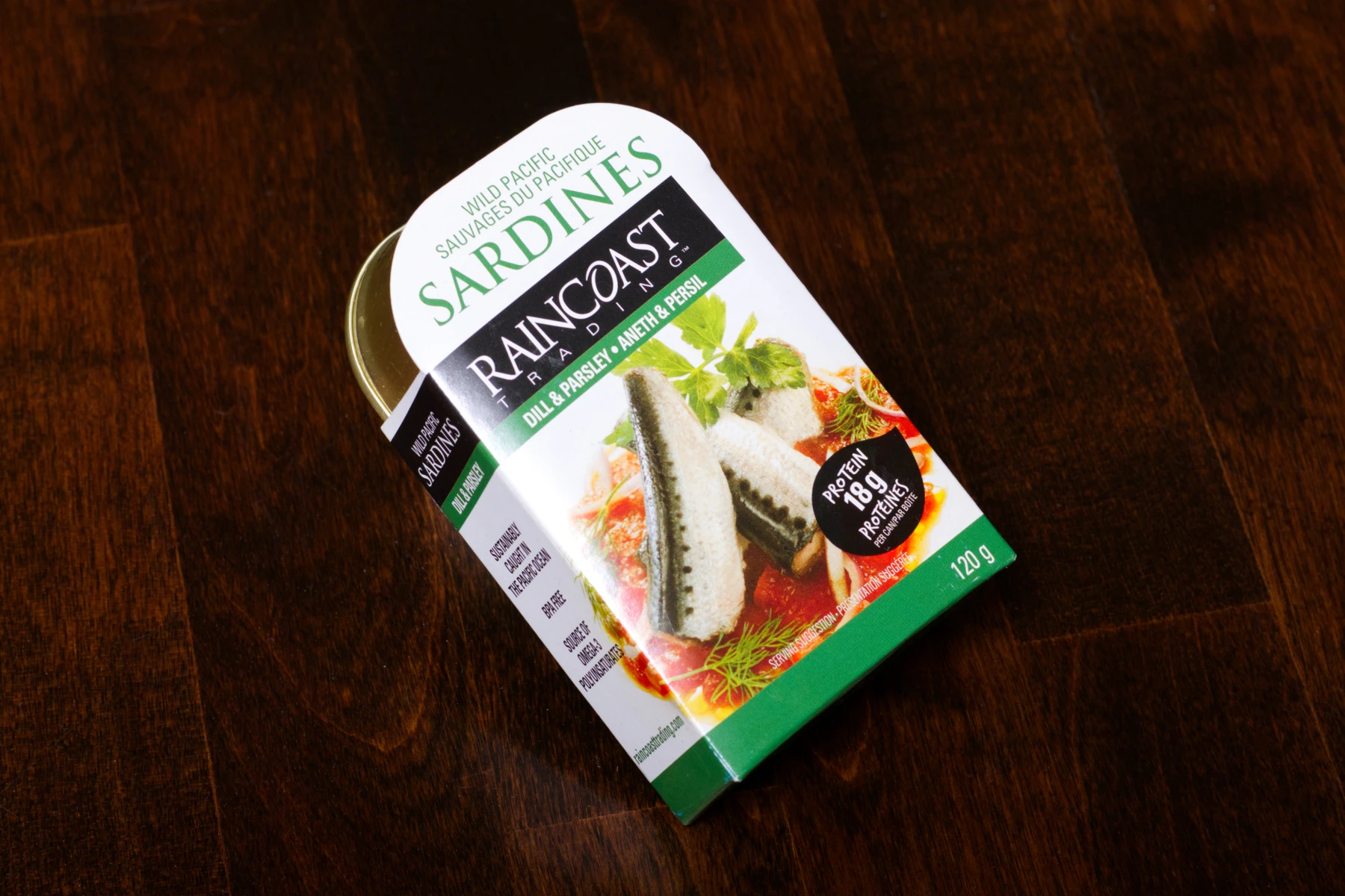 Raincoast Trading Wild Pacific Sardines in Dill & Parsley Tomato Sauce